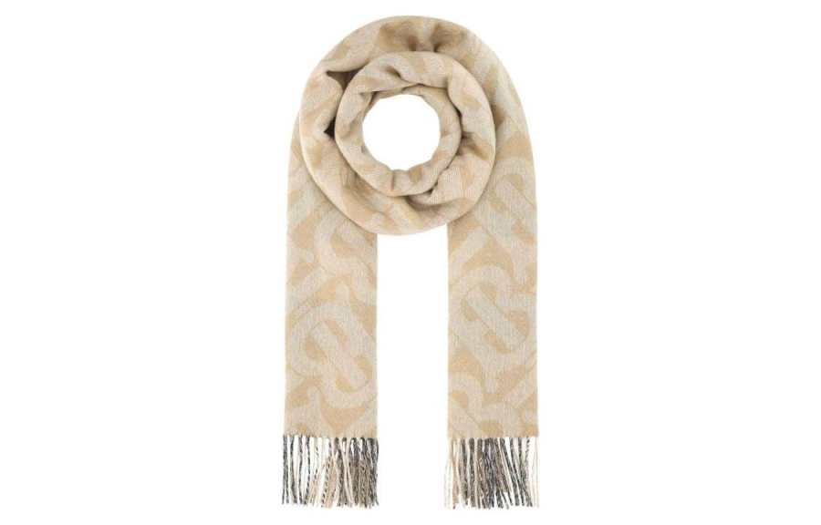 Burberry Cashmere Knit Scarves Women's