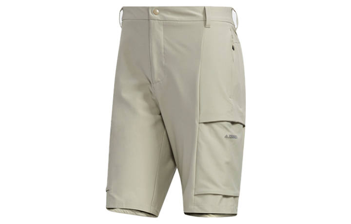 Adidas Adidas Casual Shorts Men's Leather Gray Moderate