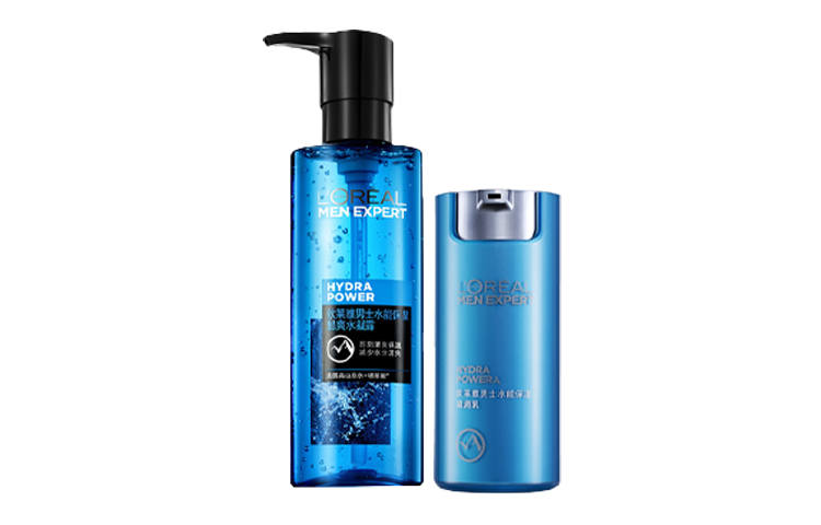 L'OREAL L'Oréal Men's Water Based Moisturizer Skincare Sets Hydrating Moisturizing And Nourishing Refreshing