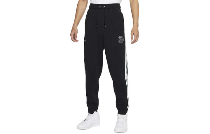 Jordan Jordan Knitted Sweatpants Men's Black Moderate Cuffed Pants