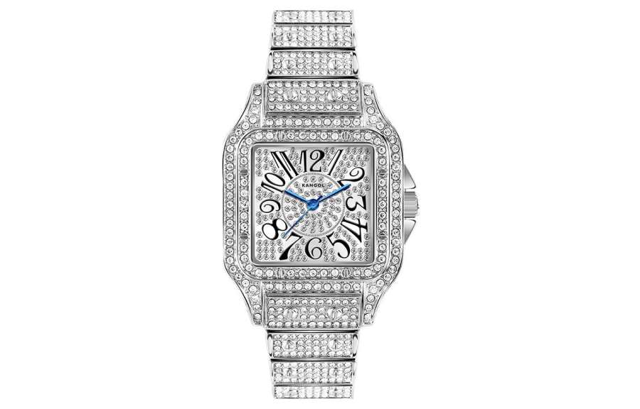 KANGOL Quartz Movement Metal Strap Watch Women's Watch Silver Dial KANGOL K656
