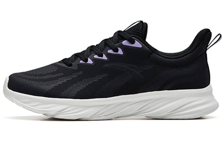 ANTA Running Collection Running Shoes Women's Low Top Carbon Gray/Lotus Purple