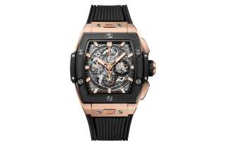HUBLOT BIG BANG Soul Automatic Mechanical Movement Men's Watches Watch 42mm Gold Dial Rubber Strap