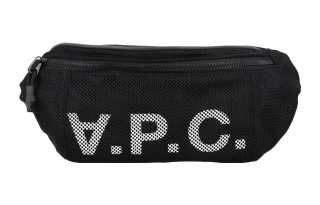 A.P.C Polyester Fanny Pack Men's Black