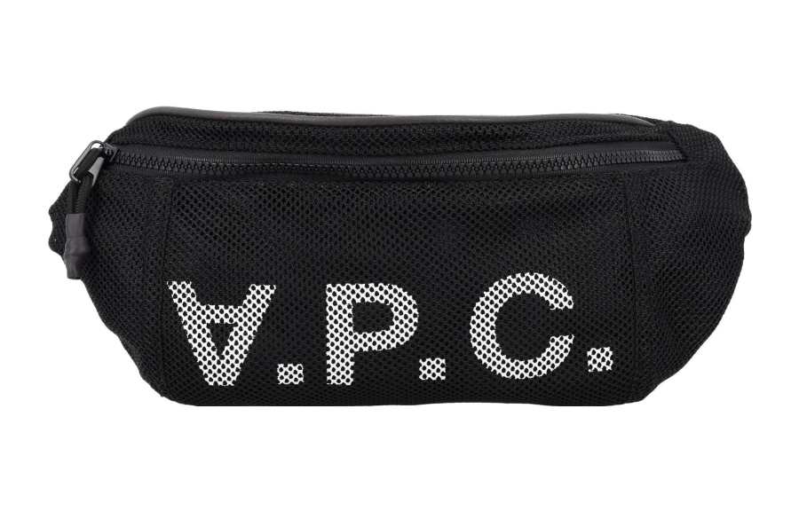 A.P.C A.P.C Polyester Fanny Pack Men's Black