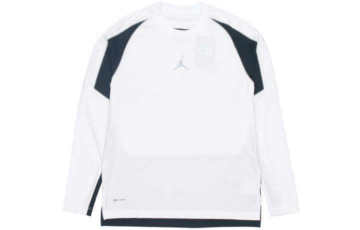Jordan Jordan T Shirts Men's White Crew Neck Moderate Straight Fit