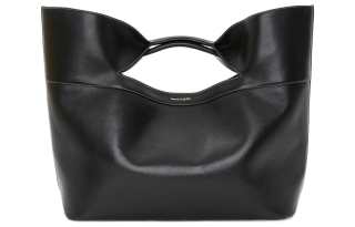 Alexander McQueen Smooth Calfskin Clutch Women's Black