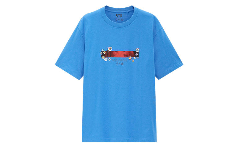 UNIQLO Murakami Takashi Co Branding T Shirt Unisex Sky Blue