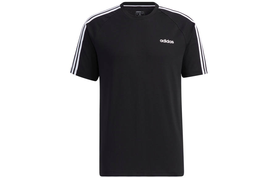 Adidas Neo T Shirts Men's Black Crew Neck Moderate Straight Fit