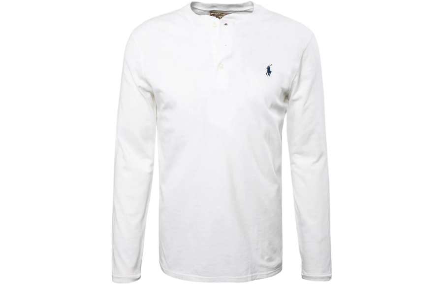 Polo Ralph Lauren Buttoned Long Sleeved T Shirt