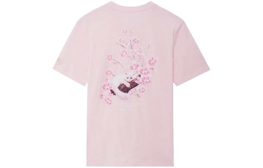 Li-Ning Li Ning Sports Trendy Collection T Shirt Unisex New Light Pink