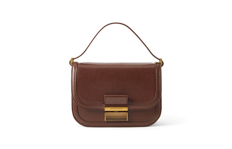 CHARLES&KEITH Pu Shoulder Bag, Handbag, Crossbody Bag Small Women's Multicolor