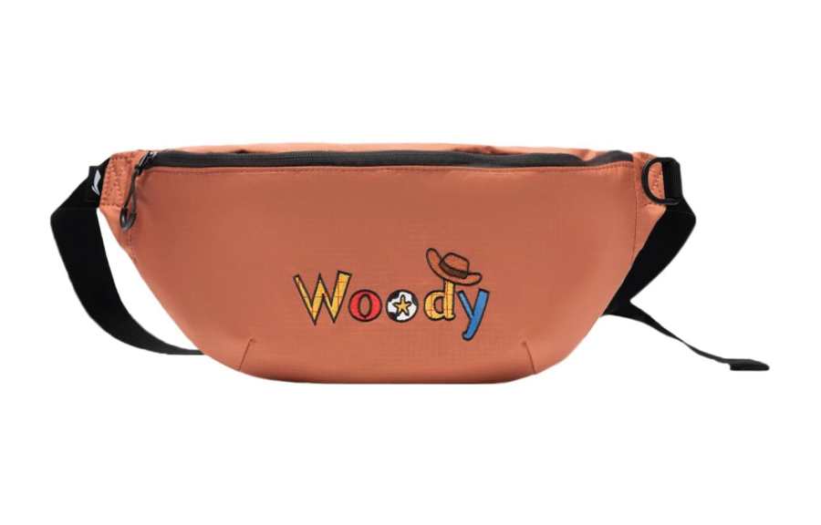 Li-Ning Li Ning Disney, Collaboration Fabric Waist Bag Chest Bag Unisex Brown