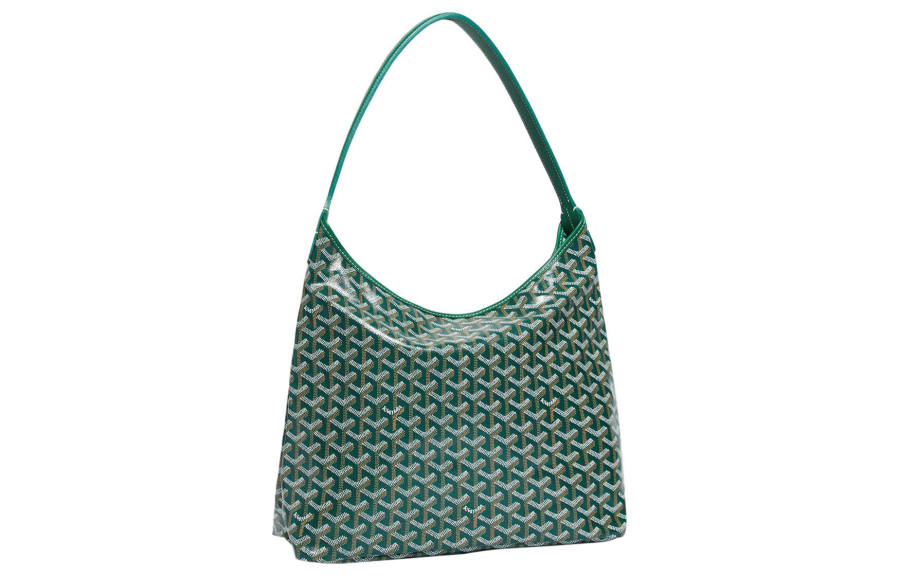 GOYARD Bohème Hobo Canvas With Leather Shoulder Bag Combo Bag One Shoulder Handbag Women's Green