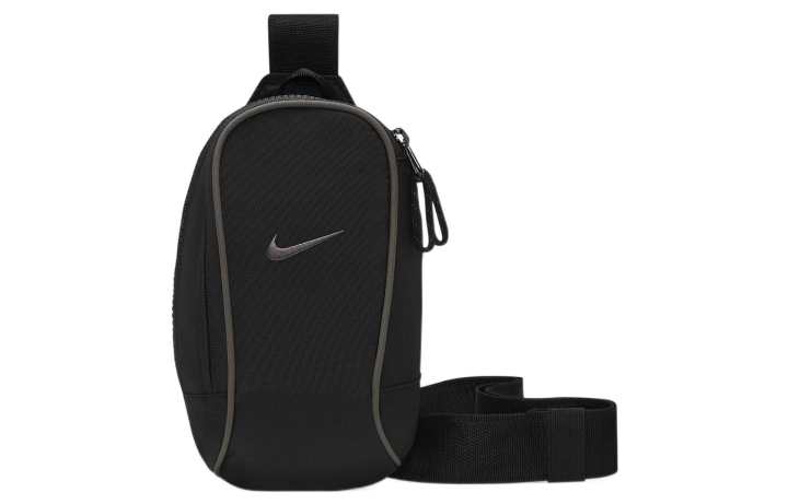 Nike Nike Sportswear Essentials Nylon Sling Bag Regular Unisex Pure Black/Ore Gray