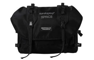 SURELAPTOP Nylon Fabric Messenger Bag, Shoulder Bag, Crossbody Bag Unisex Black