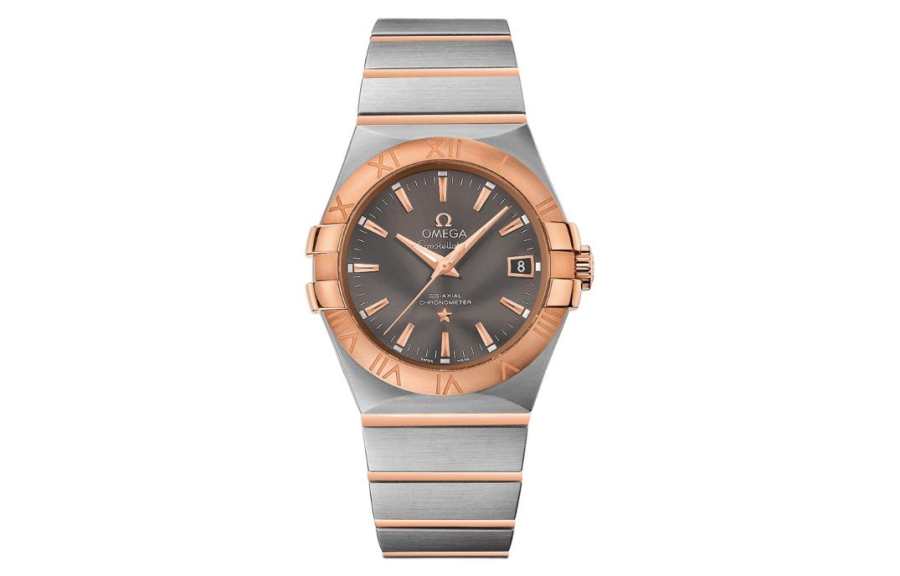OMEGA Constellation Collection Zodiac Watch Automatic Mechanical Movement Men's Watches Watch 35mm Gray Dial