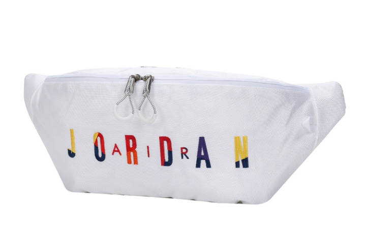 Jordan Jordan Polyester Crossbody Bag, Fanny Pack Regular Unisex White