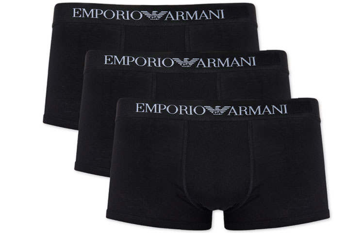 EMPORIO ARMANI Logo Waistband 3-Pack Boxers