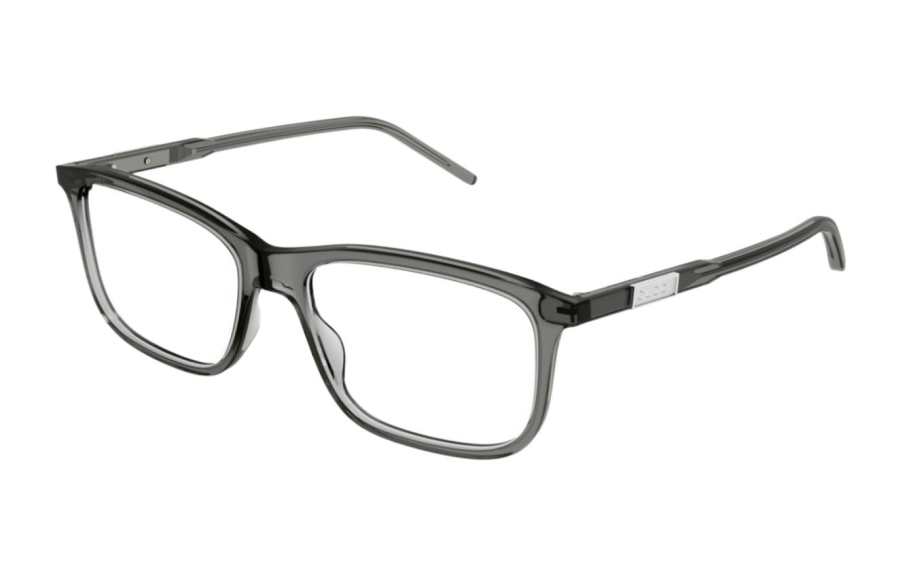 GUCCI GUCCI Square Eyeglass Frames Men's Gray