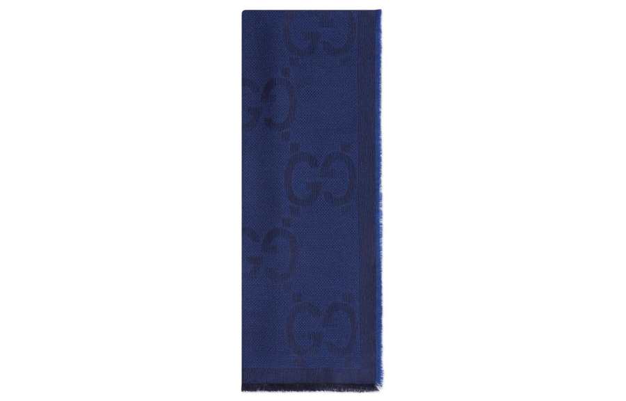 GUCCI Knit Scarves Unisex Blue