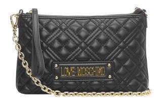 LOVE MOSCHINO Logo Crossbody Bag, Shoulder Bag Women's Black