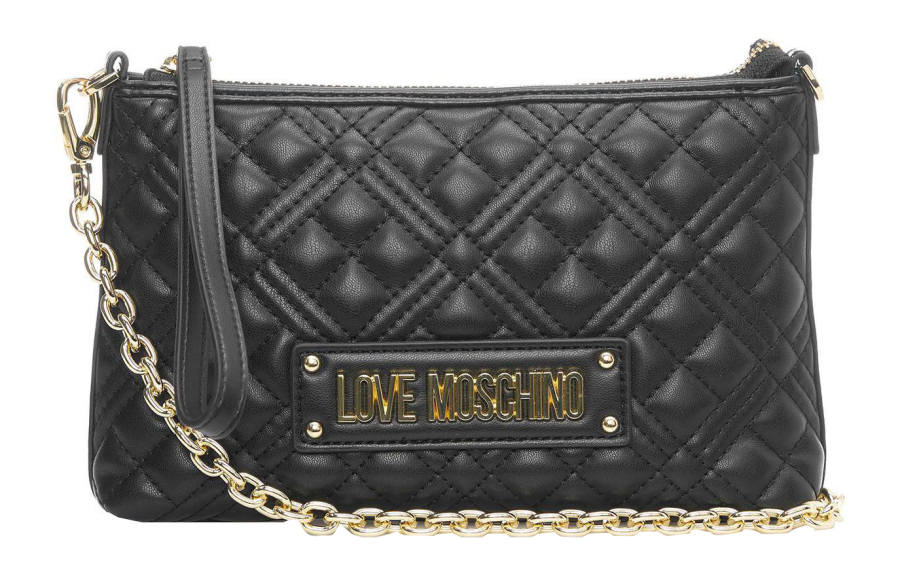 LOVE MOSCHINO Logo Crossbody Bag, Shoulder Bag Women's Black