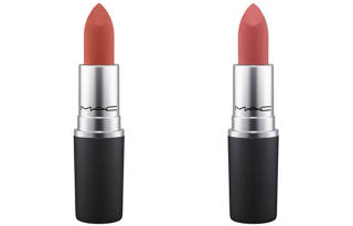 MAC Bullet Shape Fog Bomb Two Tone Lipstick Makeup Sets Velvet Matte Mist Complexion 2 Pcs