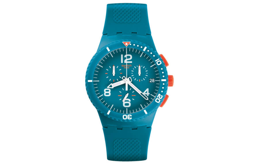 SWATCH SWATCH Unisex 42mm Blue Watch SUSN406