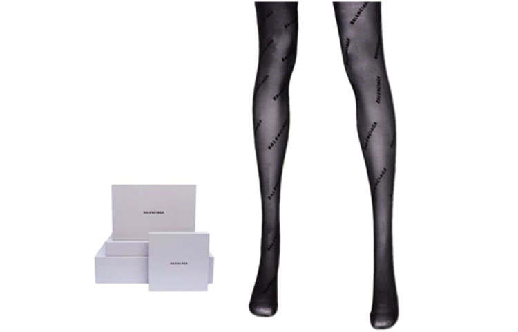 Balenciaga Pantyhose Women's Gift Box Set Black