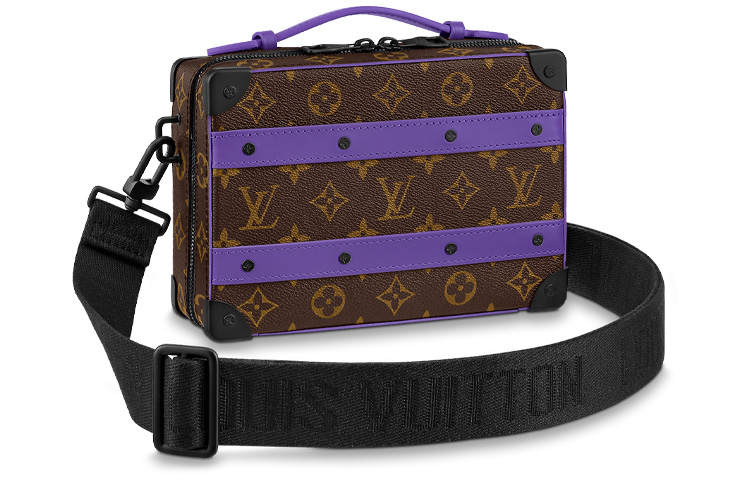 LOUIS VUITTON LOUIS VUITTON Handle Soft Trunk Monogram Macassar Brown/Purple