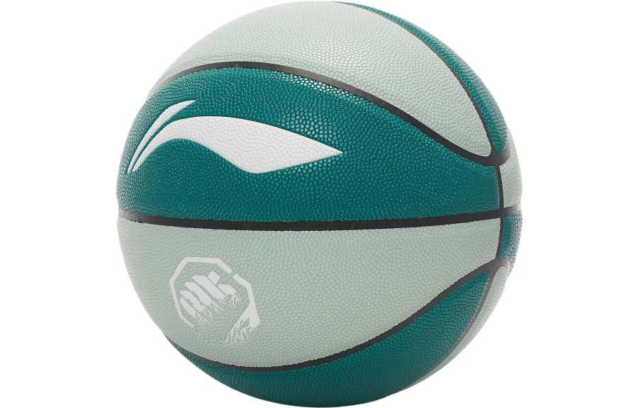 Li-Ning Li Ning Pu Basketball Green White Size 7 Training Unisex