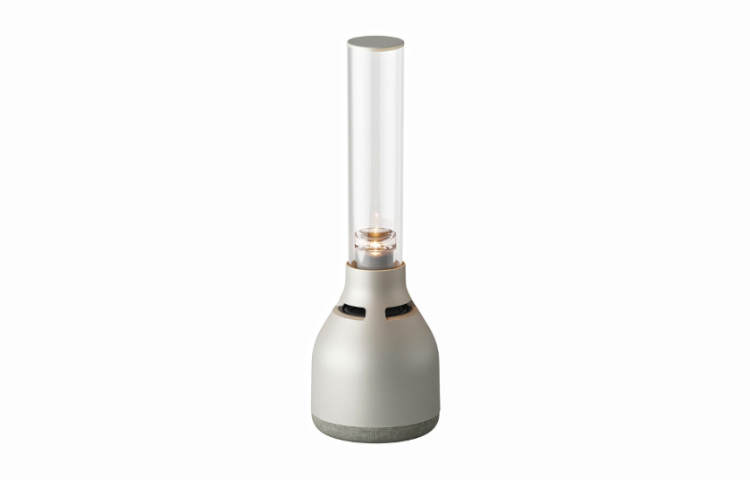 SONY Speakers LSPX S3 Elegant Sound Tube, Plexiglass Desktop, Vintage Styling, Warm Ambient Light
