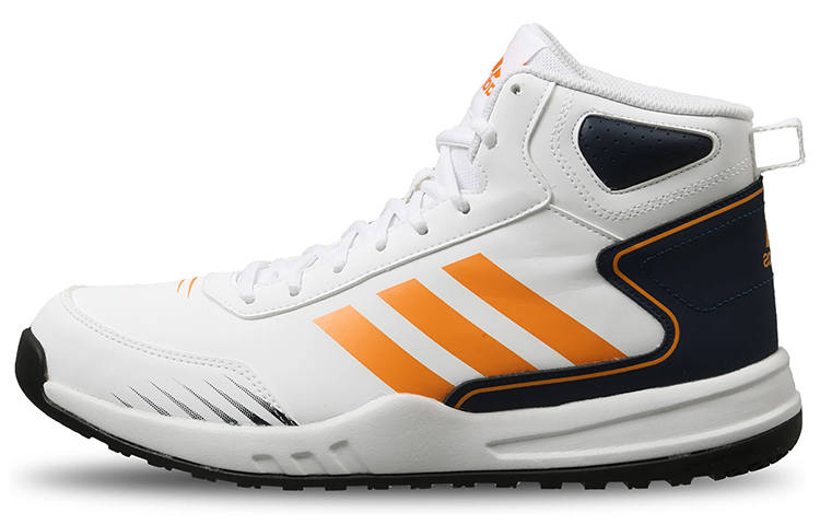 Adidas Adidas ExcelCourt Abrasion Resistant Slip Resistant Mid top Running Shoes Men's White Blue