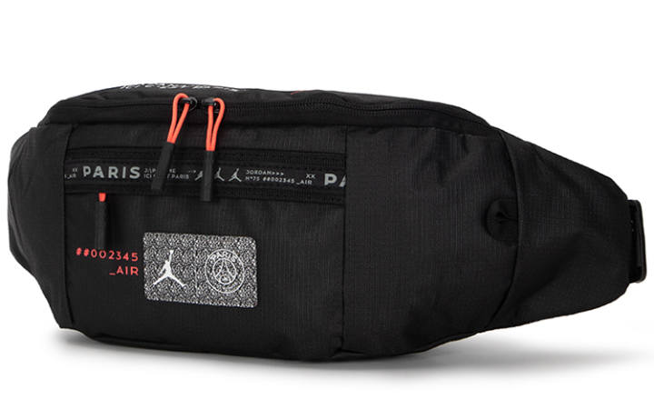 Jordan Jordan Paris, Collaboration Polyester Fanny Pack Regular Unisex Black