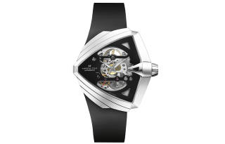 HAMILTON Adventure Collection Automatic Mechanical Movement 50m Waterproof Men's Watch 45.5*46mm Black Dial