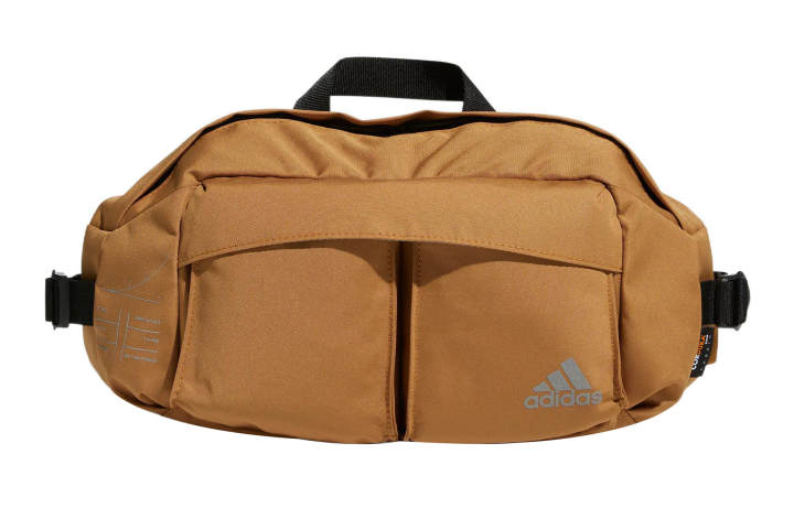 Adidas Adidas Polyester Fanny Pack Regular Unisex Ginger Yellow & Wheat Brown