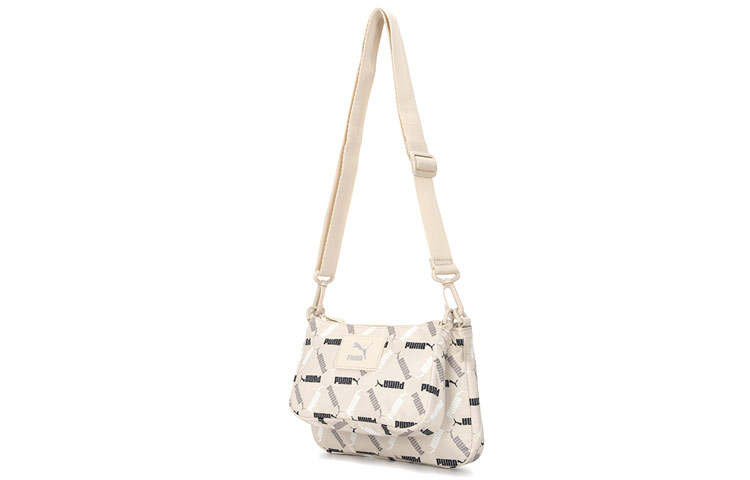 PUMA Fabric Shoulder Bag Women's Ecru