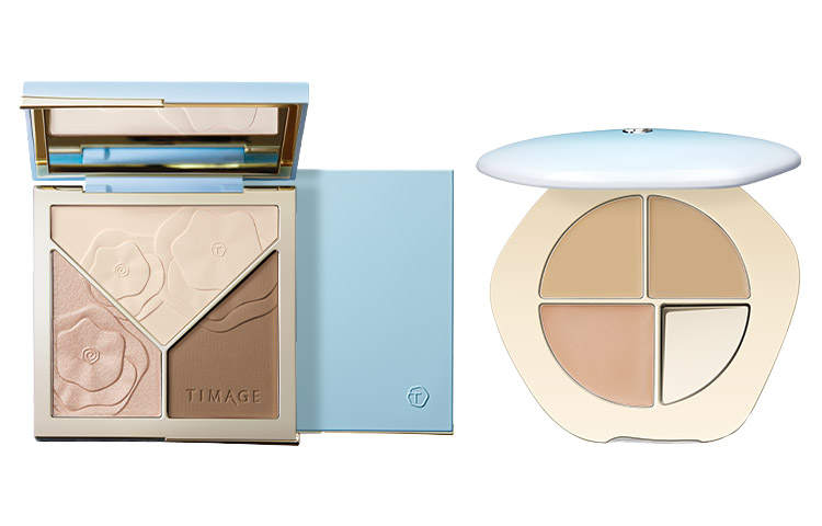 TIMAGE Concealing Plate Gift Set Makeup Sets Oil Control Natural Matte Evening Skin Tone Contouring 17g+5g