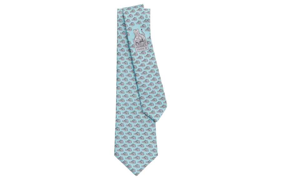 HERMES HERMES Ties Men's Blue