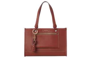 See By Chloe Cecilya Grain Cow Leather Tote Bag, Shopping Bag, Shoulder Bag, Handbag Women's Brown