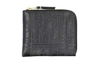 CDG Cow Leather Wallet Regular Men's Black