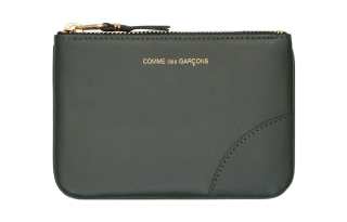 CDG Cow Leather Wallet Women's Green