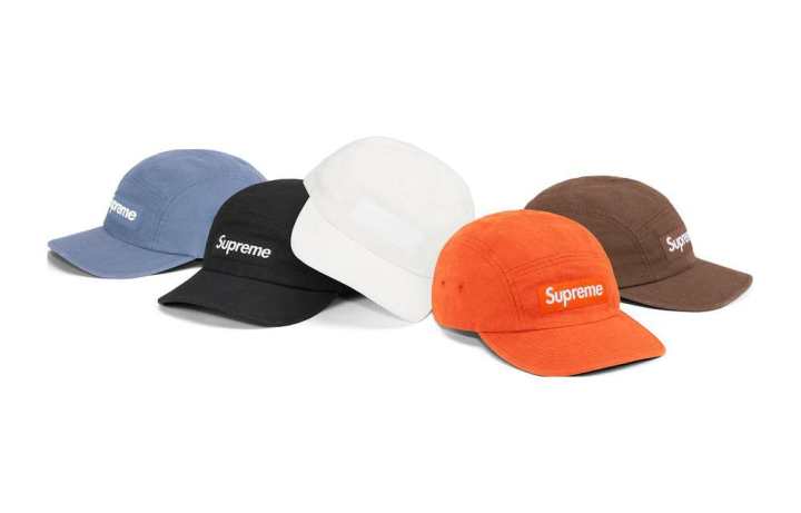 Supreme Supreme Linen Fitted Camp Cap