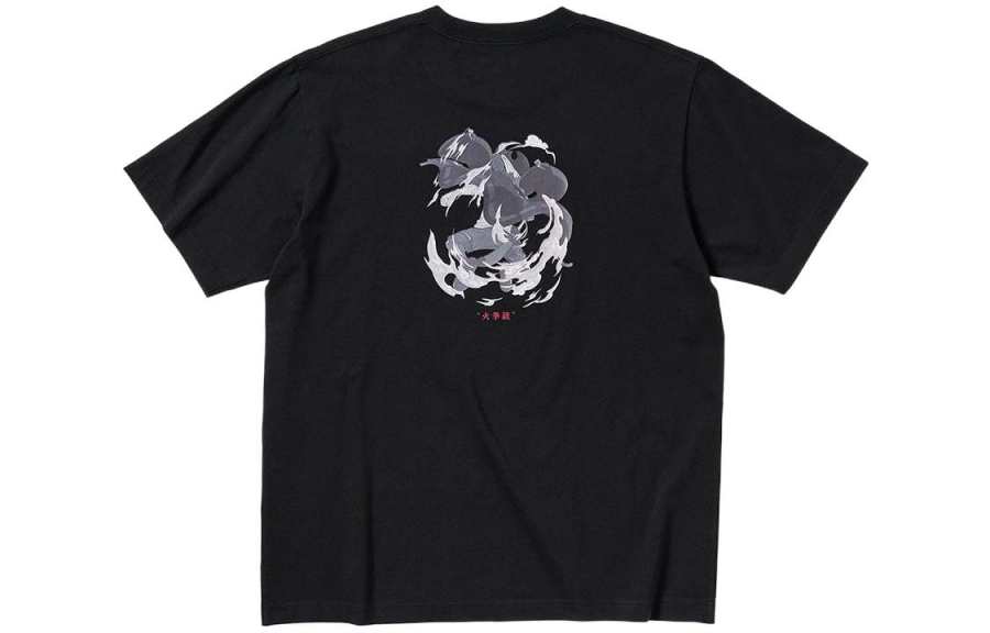 UNIQLO x One Piece Film Red T Shirt Men's Black