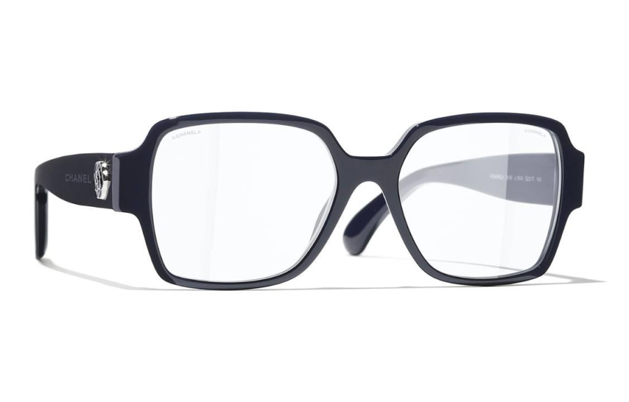 CHANEL CHANEL Prescription Glasses Unisex Blue