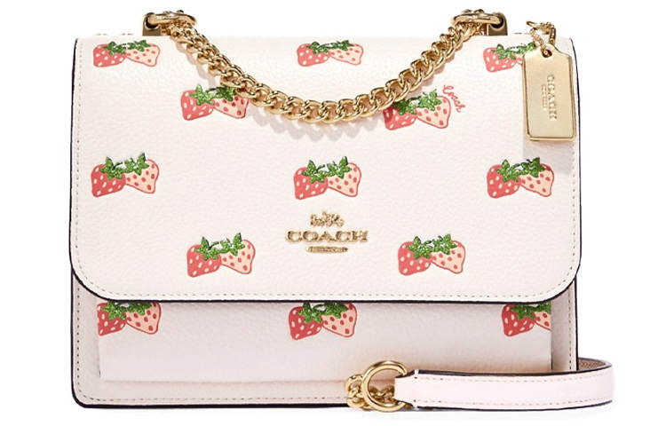 COACH Klare Leather Trunk Bag, Shoulder Bag, Crossbody Bag Small Women's