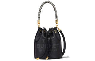 MARC JACOBS The Leather Bucket Bag Black
