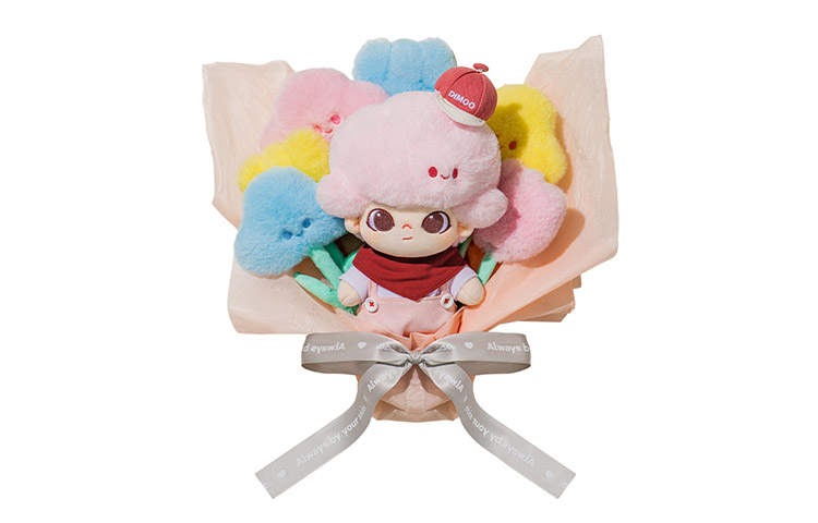 POP MART POP MART Dimoo Always By Your Side Cotton Doll Cute Dolls 22cm