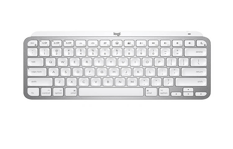 Logitech Logitech MX Keys Mini Smart Wireless, Bluetooth Mac Version, White Dual Mode Keyboard